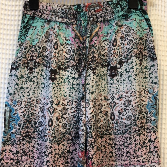 Sundance Paisley In Bloom Drawstring Pants - Picture 2 of 5